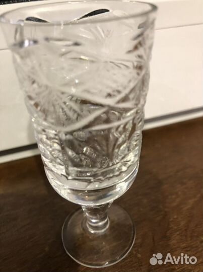 Рюмки хрустальные Чехия