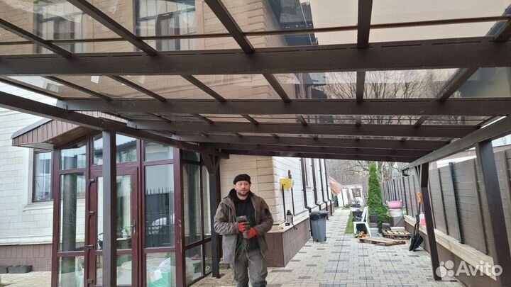 Навесы односкатные от производителя