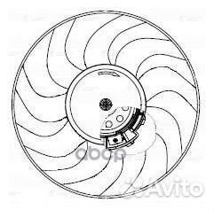 LFC 0194 электровентилятор охлаждения без кожу