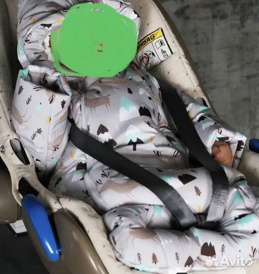 Зимний конверт меховой