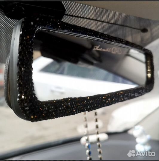 Зеркало заднего вида со стразами