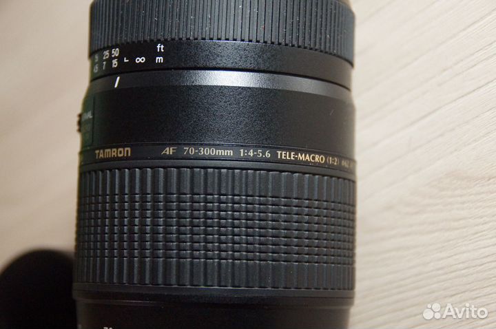 Объектив tamron AF 70-300 1:4-5:6 tele-macro (1:2)