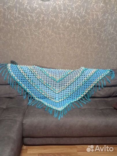 Платок шаль ручная работа