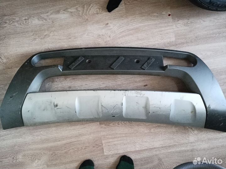 Защита переднего бампера Renault Koleos