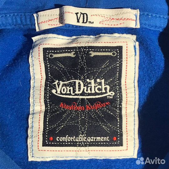 Von Dutch y2k мягкое худи