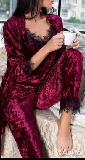 Домашний костюм велюровый