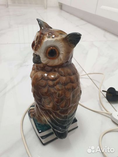 Светильник фарфор сова филин Германия