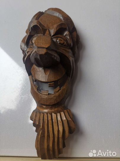 Деревянные маски СССР на стену