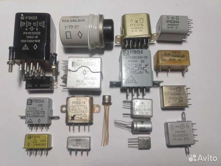 Реле новые СССР и Импорт