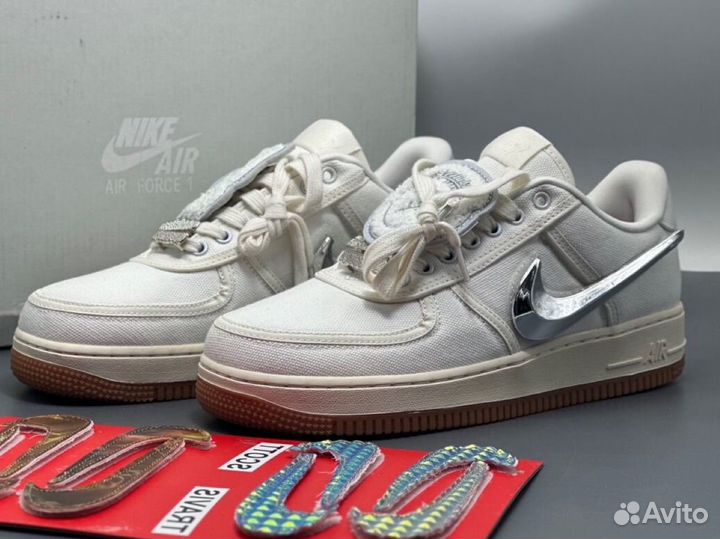 Кроссовки Nike Air Force 1 Low Travis Scott Sail