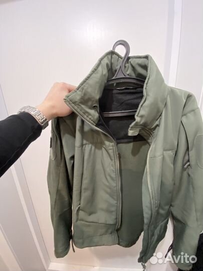 Тактическая куртка softshell олива
