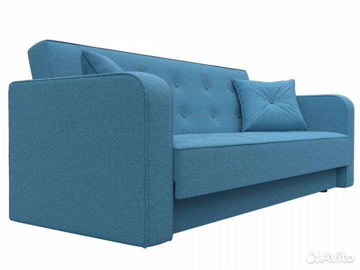 Диван-книжка Тур, рогожка, амур голубой. Москва