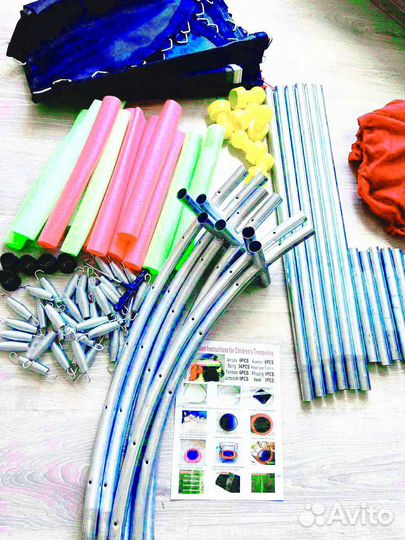 Батут детский с сеткой новый