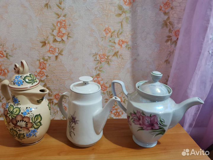 Чайники фарфоровые СССР. Почтой