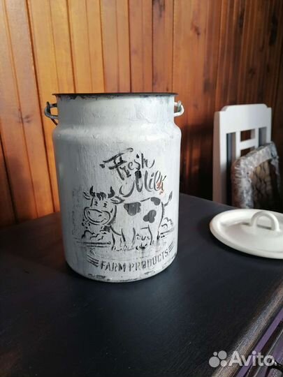 Бидон эмалированный