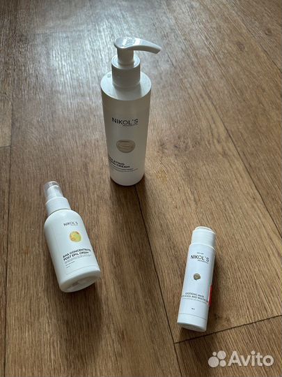 Nikol's гель с aha, крем,успок.маска, шугаринг