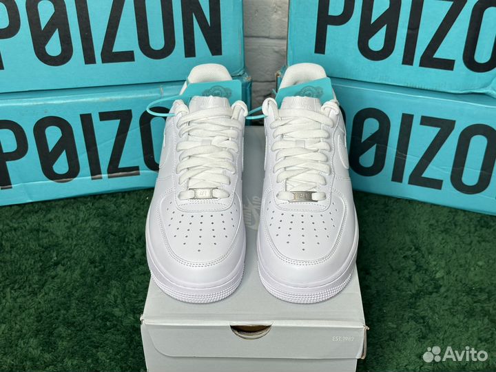 Nike Air Force 1 White (Оригинал Poizon)