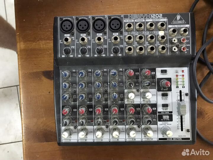 Микшерный пульт behringer xenyx 1202