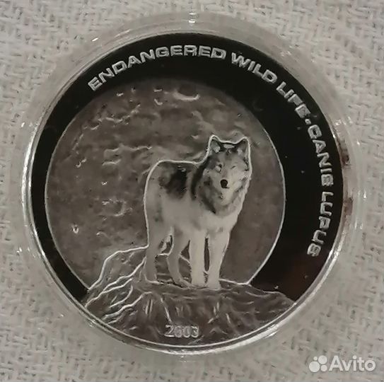 Серебряные иностранные монеты животные