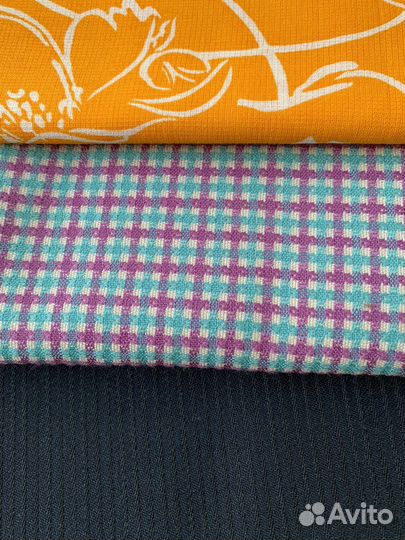 Ткани СССР Шерсть Хлопок Новые