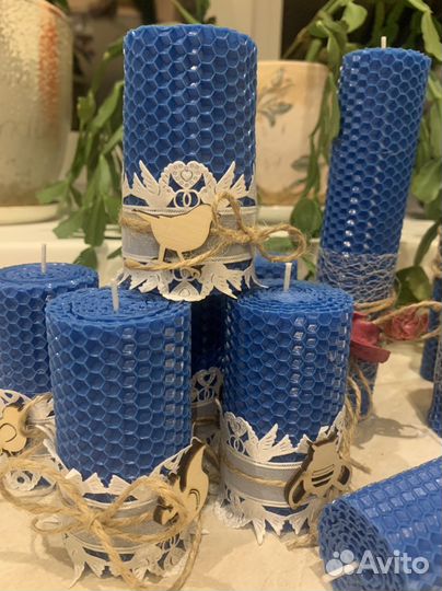 Натуральные свечи из вощины