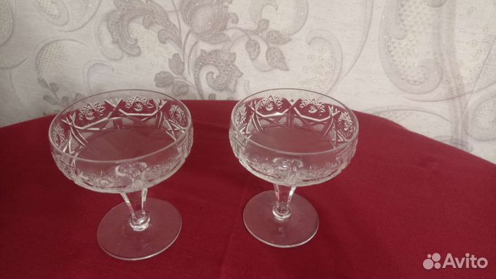 Креманки хрустальные