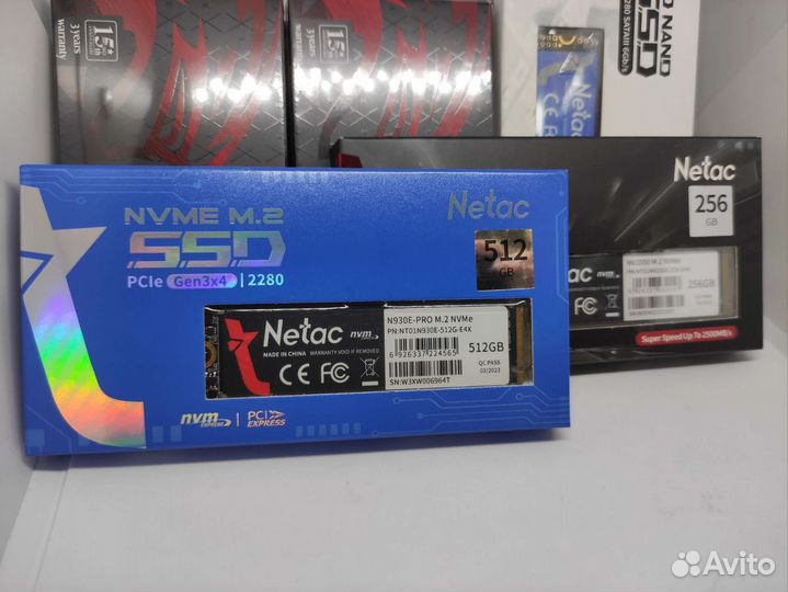 Новые SSD M2 Nvme 128/256/512gb