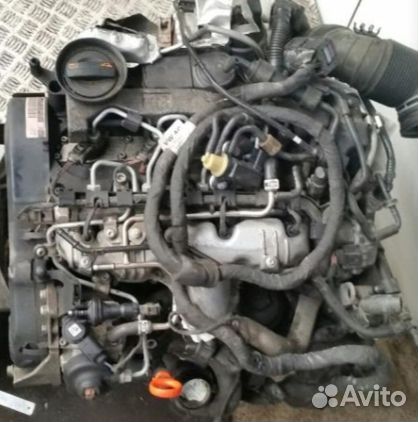 Двигатель VW golf jetta 2.0 TDI CJA cjaa В сборе