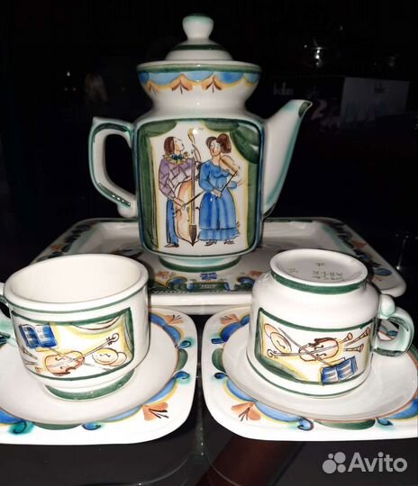 Кофейный сервиз, зик, Конаково 