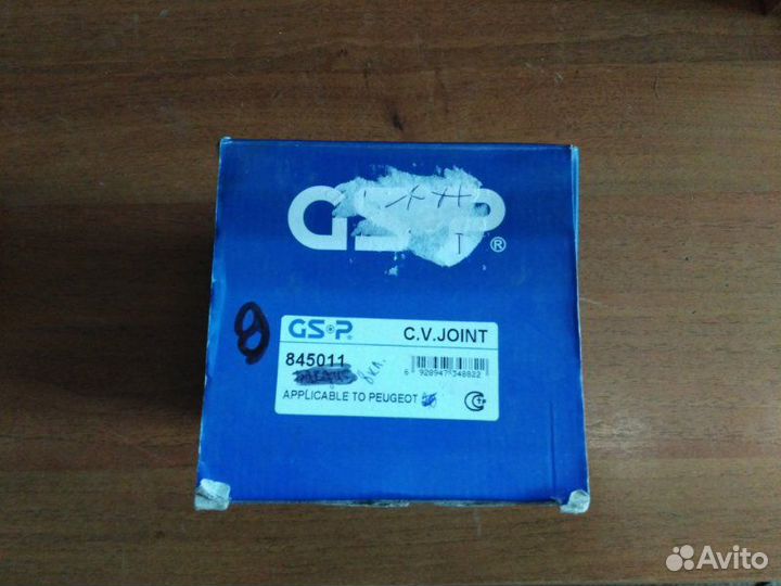 Шрус внешний Peugeot 206 1998 - 2009