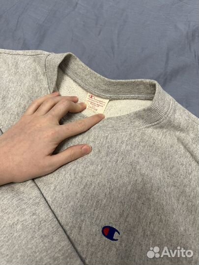 Толстовка Champion серая 2012 года