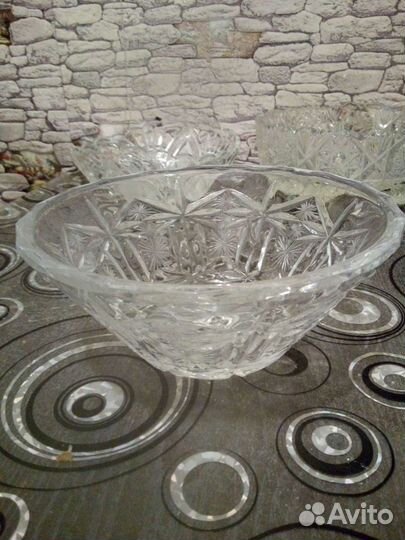 Хрустальная салатница