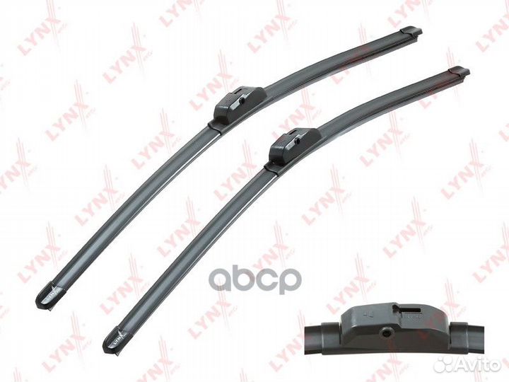 LB-1255) Комплект бескаркасных щеток стеклоочи