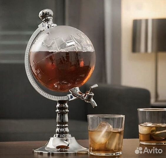 Диспенсер для напитков глобус объём 3,5