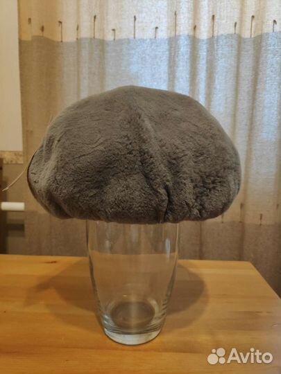 Берет стриженый кролик