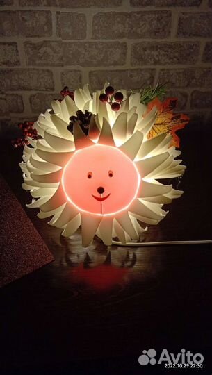 Светильник из изолона