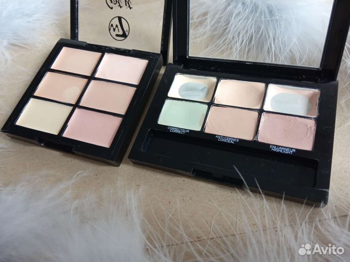 Набор косметики Консилеры тени карандаши помады