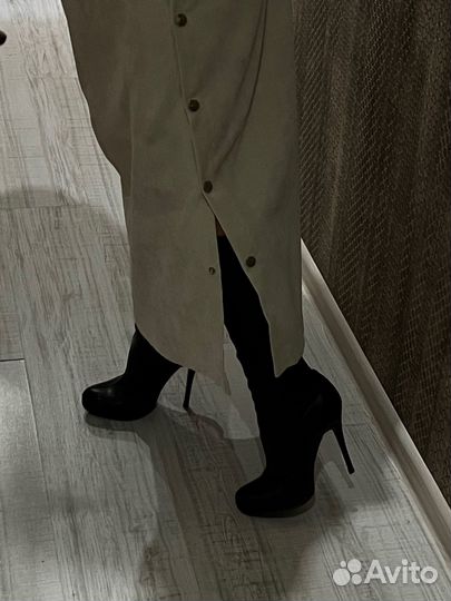 Сапоги кожаные