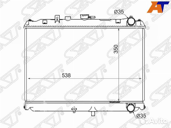 Радиатор mazda bongo, mazda bongo SK#2 99, mitsubishi delica spacegear, mitsubishi delica/space gear