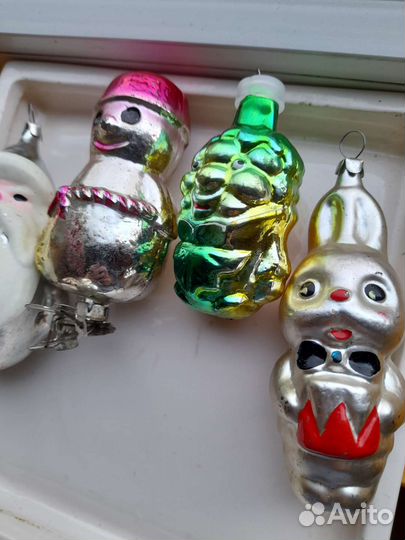 Ёлочные игрушки винтаж