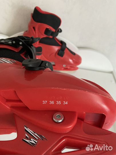 Коньки Nordway раздвижные 34-37р