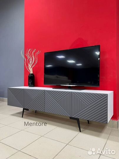 Тумба тв Bravo в цвете графит (конструктор)