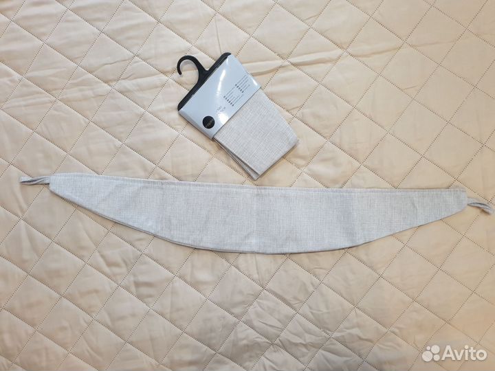 Подхват для штор 12x76 см цвет бежевый