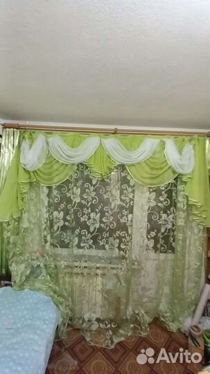 Шторы с ламбрекеном 255/405 см новая