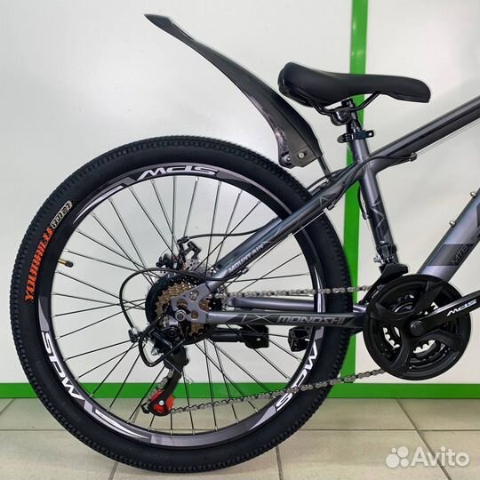 Скоростной велосипед Серый-белый новый