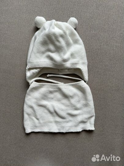 Комплект шапка и снуд