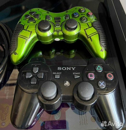 Sony PS3, 320Gb, 2 джойстика, много игр