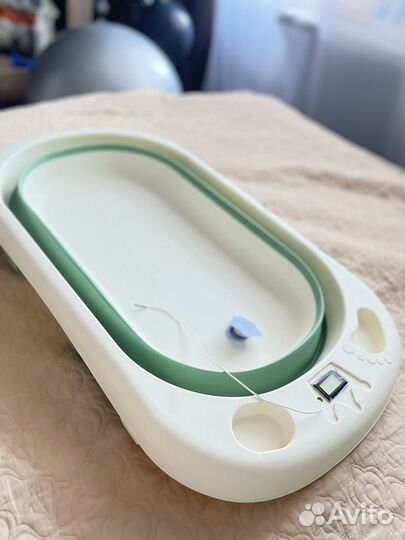 Ванночка для купания складная с матрасиком