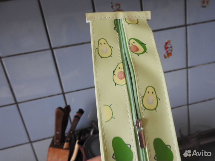 Пенал коробка молока с авокадо новый