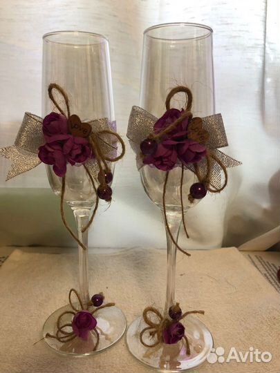 Свадебные бокалы